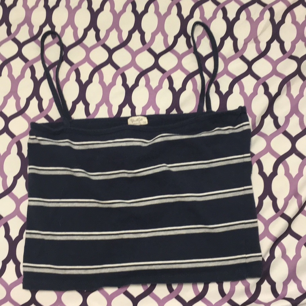 cropped cami shirt